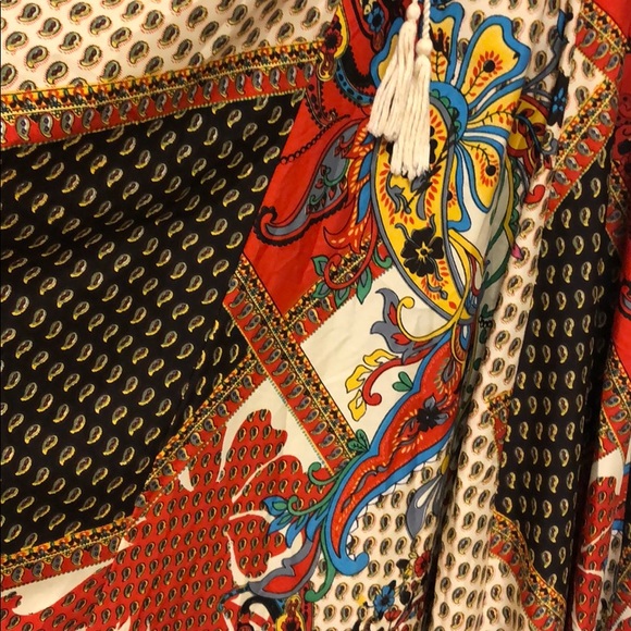 Women’s beautiful long multicolored maxi skirt - Picture 2 of 5